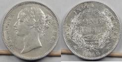 World Coins - INDIA - British Colony, Victoria, 1940 (c) Rupee, Choice Extra Fine