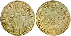 World Coins - Netherlands, goldgulden (gold!) 1423-1473