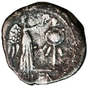 Quinarius from Cn. Cornelius Lentulus (88 BC) | Greek Coins