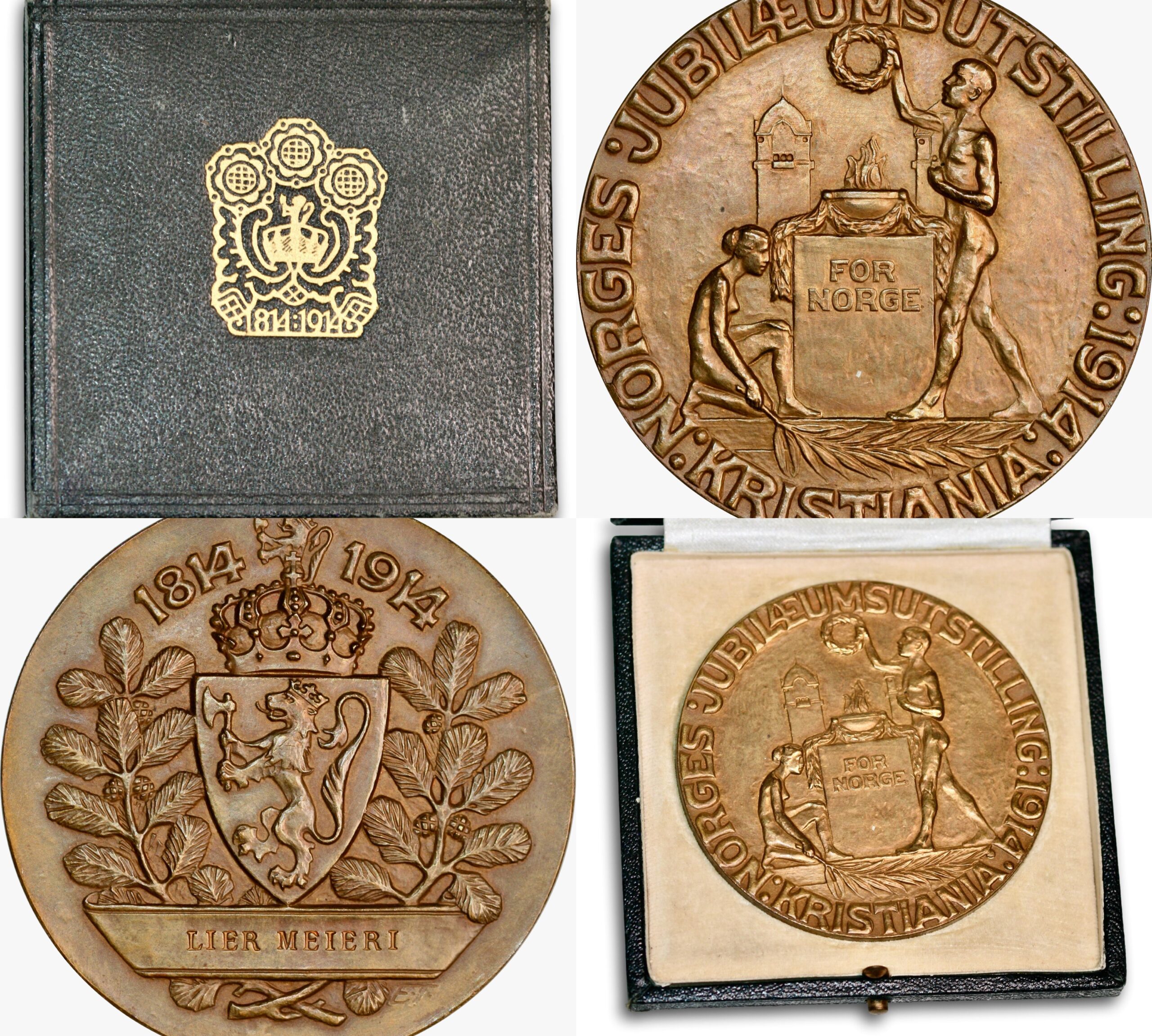 Norway, the 1914 Jubilee Exhibition in Frogner, Oslo | Tokens & Medals