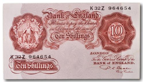 World Coins - Great Britain, 10 shillings 1934-1939