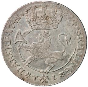 World Coins - Norway, 24 skilling 1741
