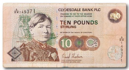 World Coins - Scotland, 10 pounds 2000