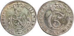 World Coins - Norway, 4 mark 1671