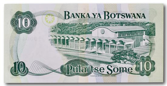 World Coins - Botswana, 10 pula 1992-1995