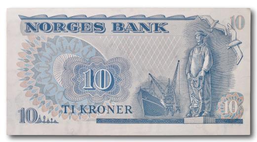 World Coins - Norway, 10 kroner 1982 in consecutive order