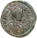 Ancient Coins - Follis from Emperor Anastasius I (491-518 AD)