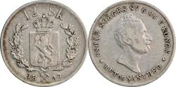 World Coins - Norway, 12 skilling 1847