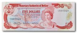 World Coins - Belize, 5 dollars 1980
