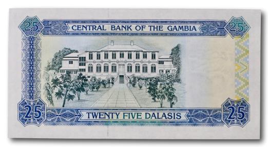 World Coins - Gambia, 25 dalasis 1989-1991