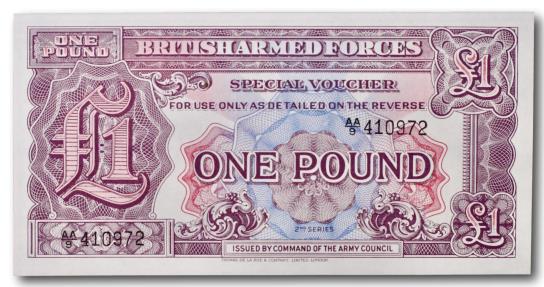 World Coins - British Armed Forces, 1 pound 1948