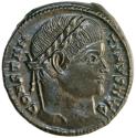 Ancient Coins - Nummus from Emperor Constantine I (327-328 AD)