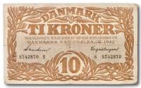 World Coins - Denmark, 10 kroner 1942