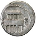 Ancient Coins - Denarius from P. Fonteius P. f. Capito (ca. 55 BC)