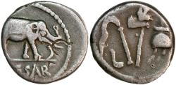 Ancient Coins - Denarius from Julius Caesar (49-48 BC)