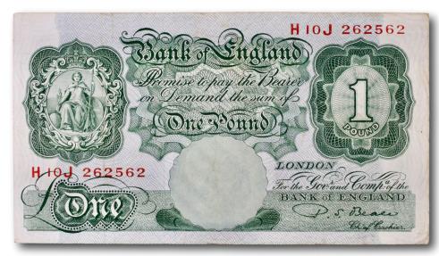 World Coins - Great Britain, 1 pound 1949-1955