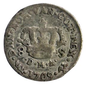 World Coins - Norway, 8 skilling 1709