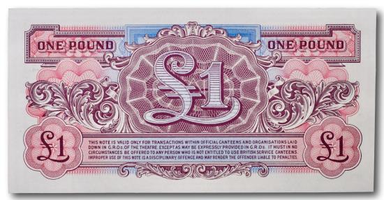 World Coins - British Armed Forces, 1 pound 1948