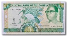 World Coins - Gambia, 10 dalasis 1989-1991