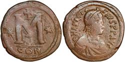Ancient Coins - Follis from Emperor Anastasius I (512-517 AD)