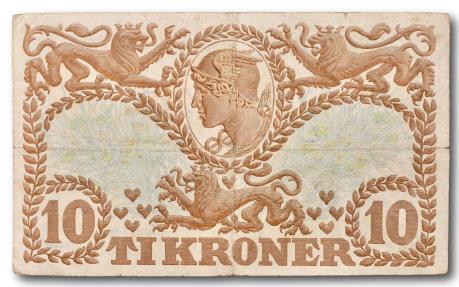 World Coins - Denmark, 10 kroner 1942