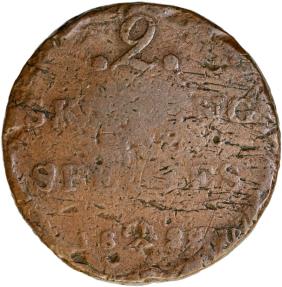 World Coins - Norway, 2 skilling 1822
