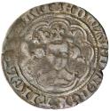World Coins - England, half groat 1351-1352