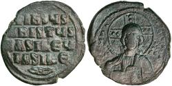 Ancient Coins - Anonymous follis from Emperor Constantine VIII or Basil II (976-1028 AD)