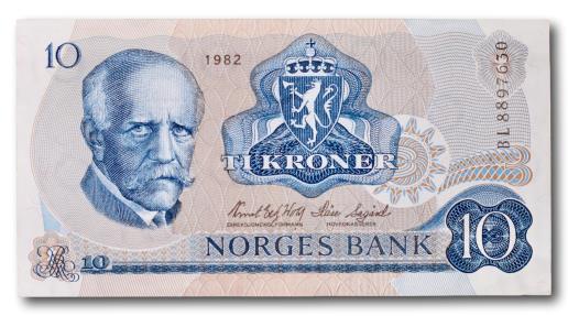 World Coins - Norway, 10 kroner 1982 in consecutive order
