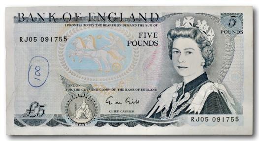 World Coins - Great Britain, 5 pounds 1988-1991