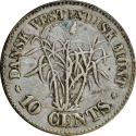 World Coins - Danish West Indies, 10 cents 1859