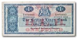 World Coins - Scotland, British Linen Bank, 1 pound 1963