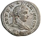 Ancient Coins - Billon tetradrachm from Emperor Elagabalus (218-222 AD)
