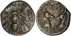 Ancient Coins - Diobol from Ephesos in Ionia (ca. 390-325 BC)