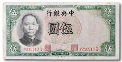 World Coins - China, 5 yuan 1936