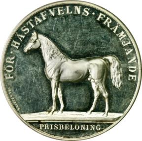 World Coins - Sweden, för hästafvelns främjande ca. 1897-1906