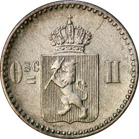World Coins - Norway, 3 skilling 1873