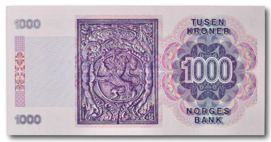 World Coins - Norway, 1000 kroner 1989
