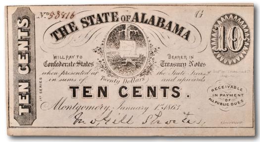 World Coins - USA, 10 cents 1863