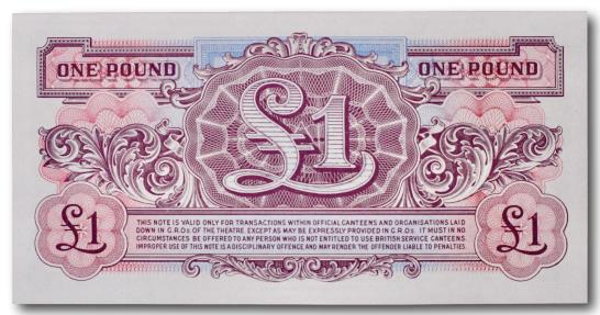 British Armed Forces One Shilling紙幣 1 Shilling - British Armed Forces (4th series) - United