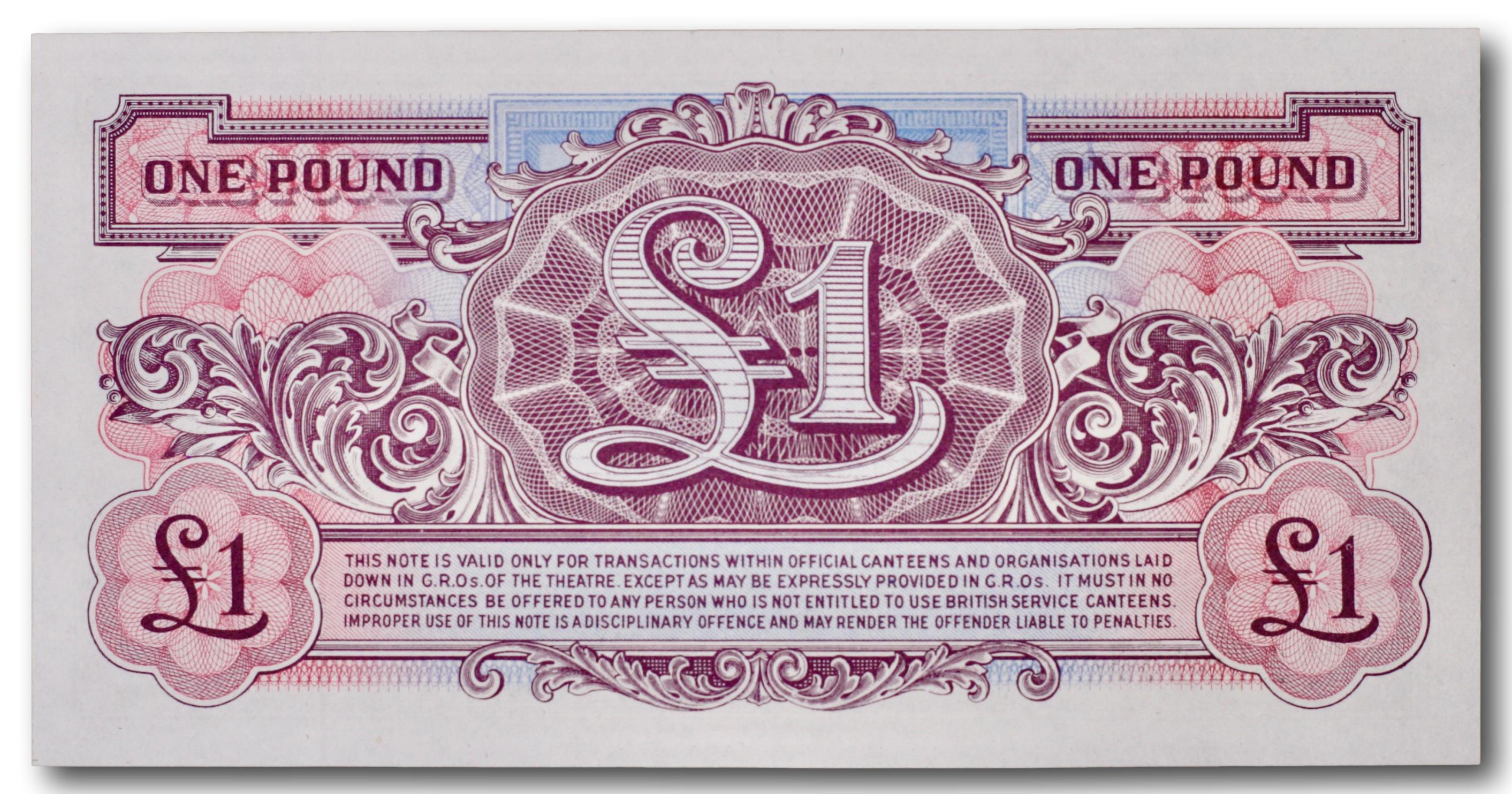 British Armed Forces One Shilling紙幣 British Armed Forces One Shilling紙幣