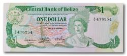 World Coins - Belize, 1 dollar 1983-1987