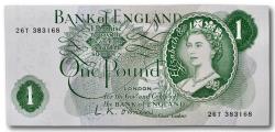 World Coins - Great Britain, 1 pound 1960-1964