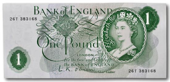 World Coins - Great Britain, 1 pound 1960-1964