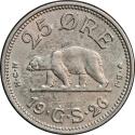 World Coins - Greenland, 25 øre 1926