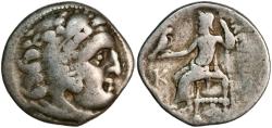 Ancient Coins - Drachm from King Alexander the Great (336-323 BC)