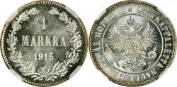 World Coins - Finland, 1 markka 1915