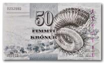 World Coins - Faroe Islands, 50 krónur 2002