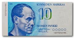 World Coins - Finland, 10 markkaa 1986