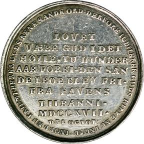 World Coins - Denmark, The Reformation Party 1717